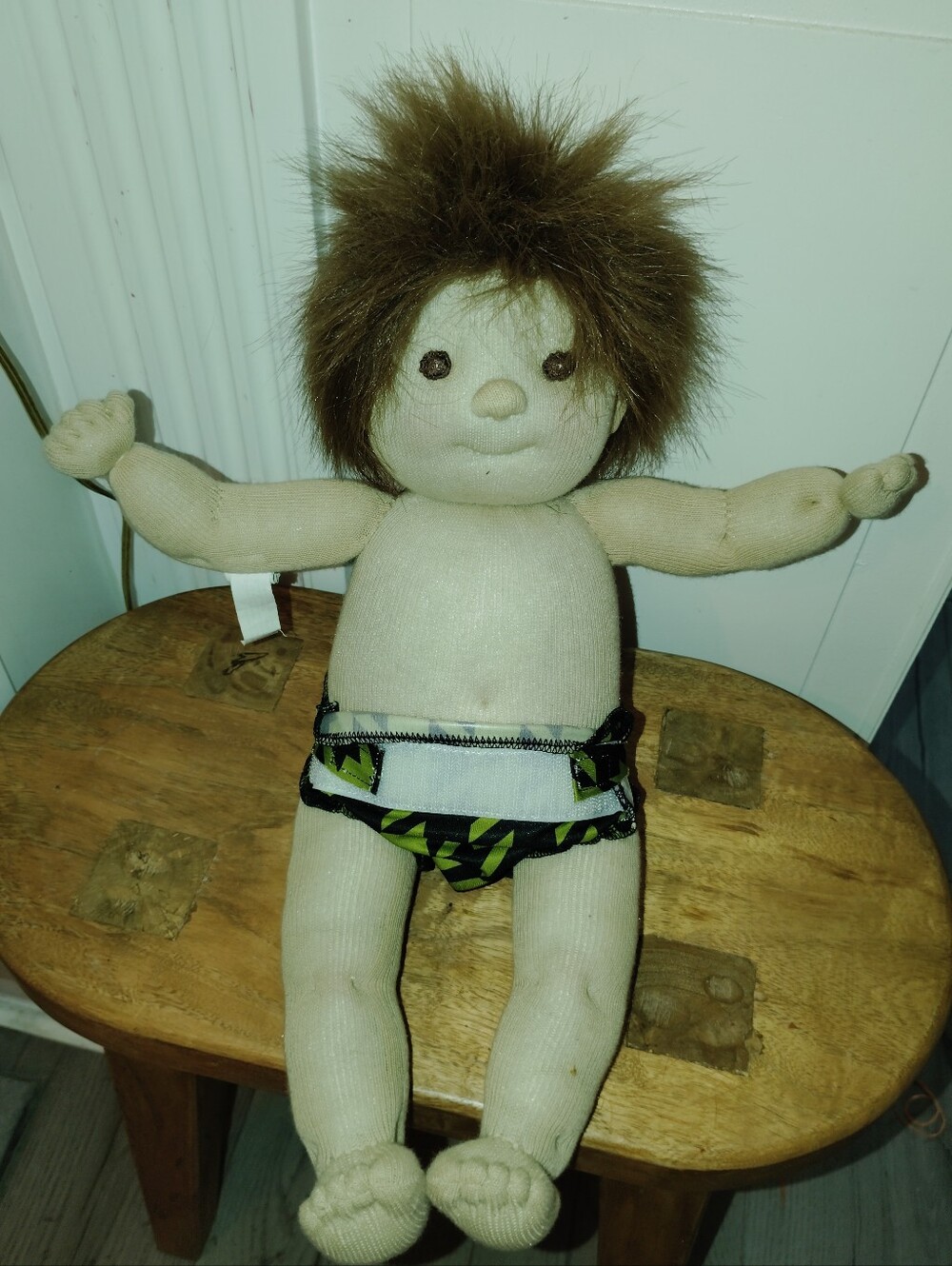 Original Lali Doll Baby All Cotton Natural Doll Signed By Artist Commissioned